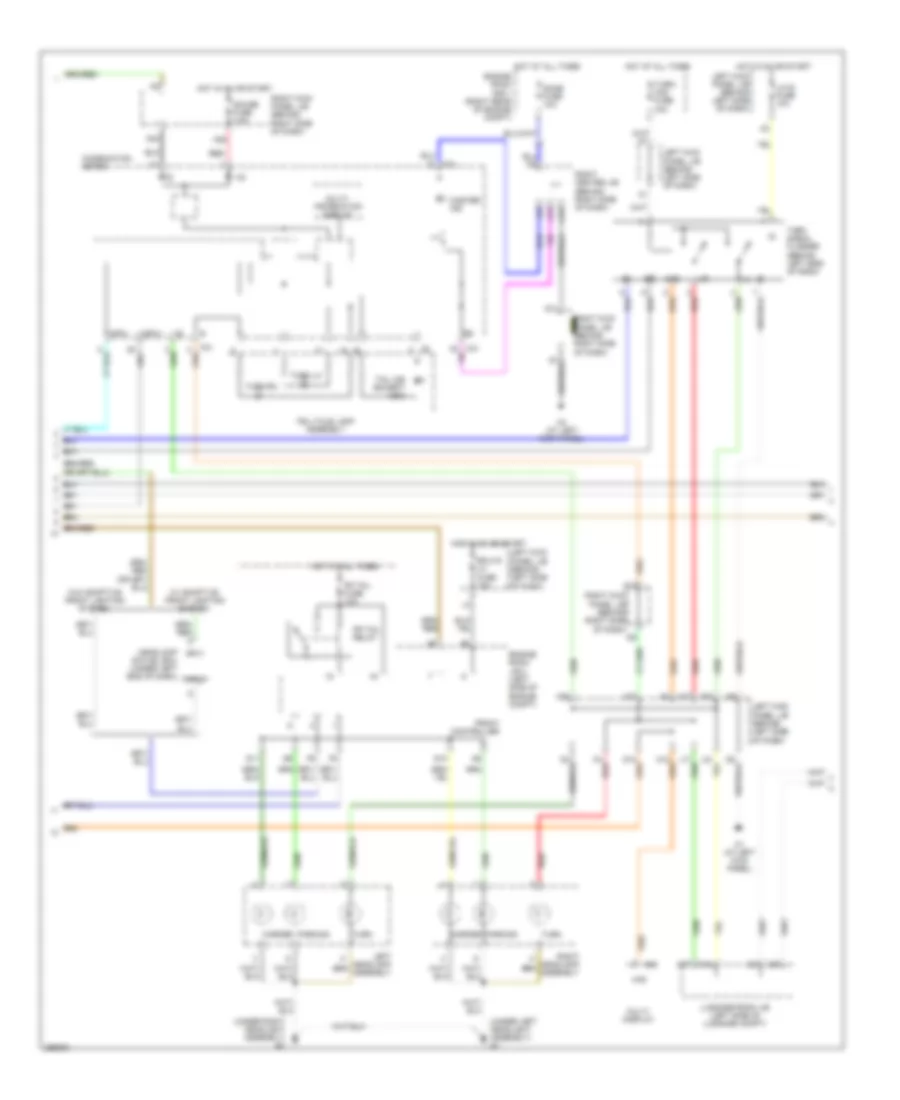 Exterior Lamps Wiring Diagram (2 of 3) for Lexus GS 350 2007