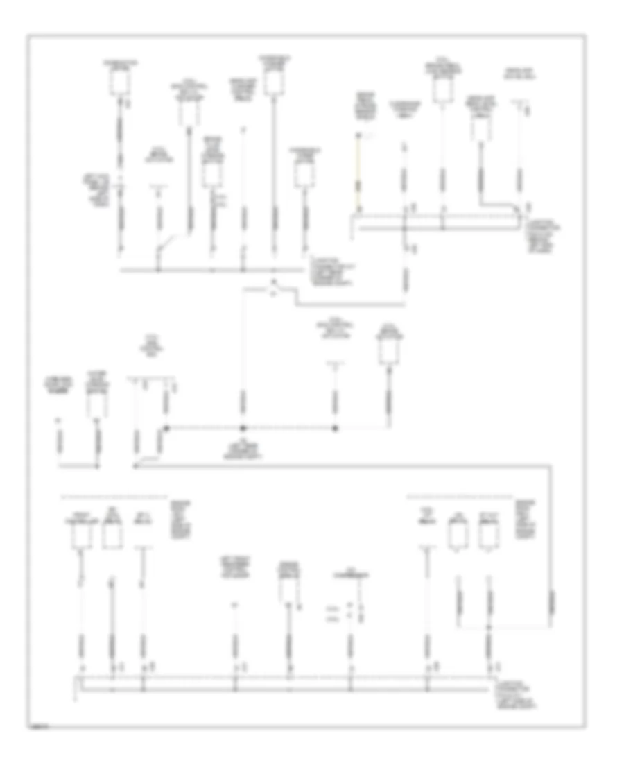 Ground Distribution Wiring Diagram 1 of 7 for Lexus GS 350 2007