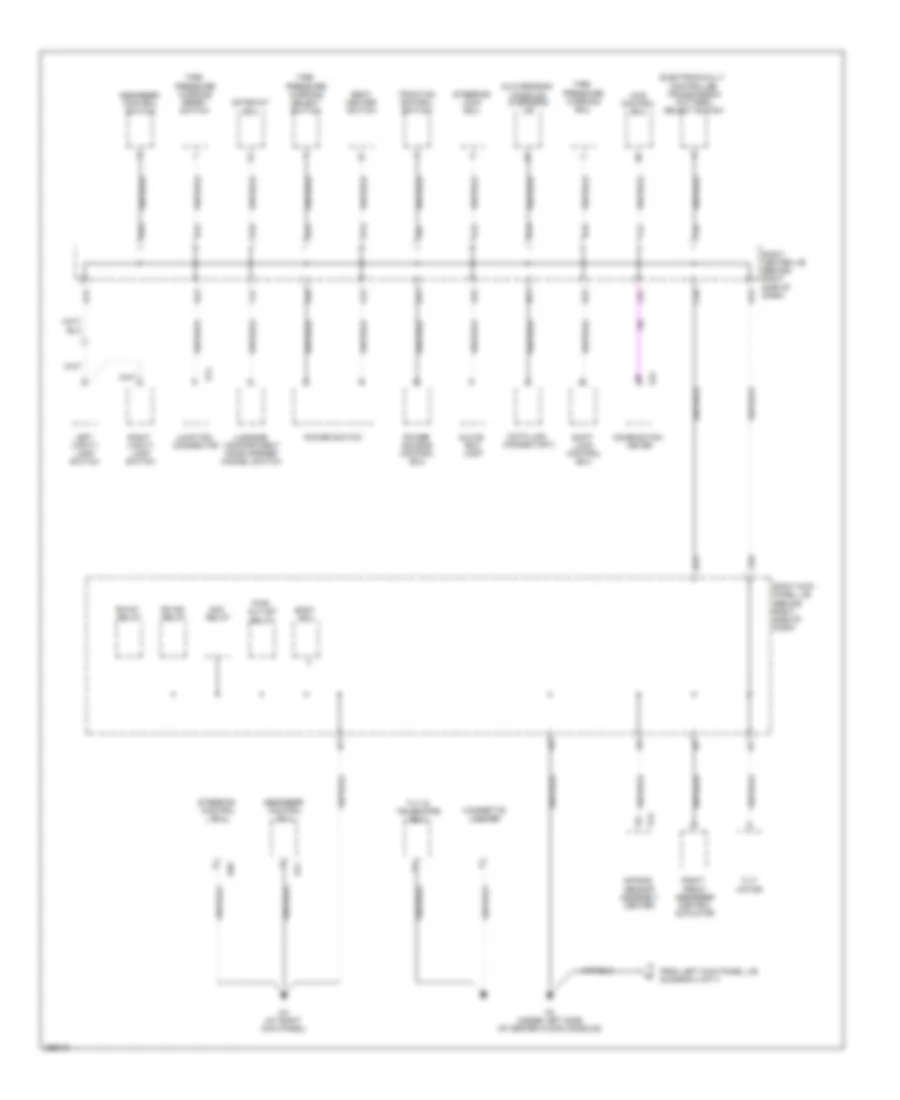 Ground Distribution Wiring Diagram 3 of 7 for Lexus GS 350 2007