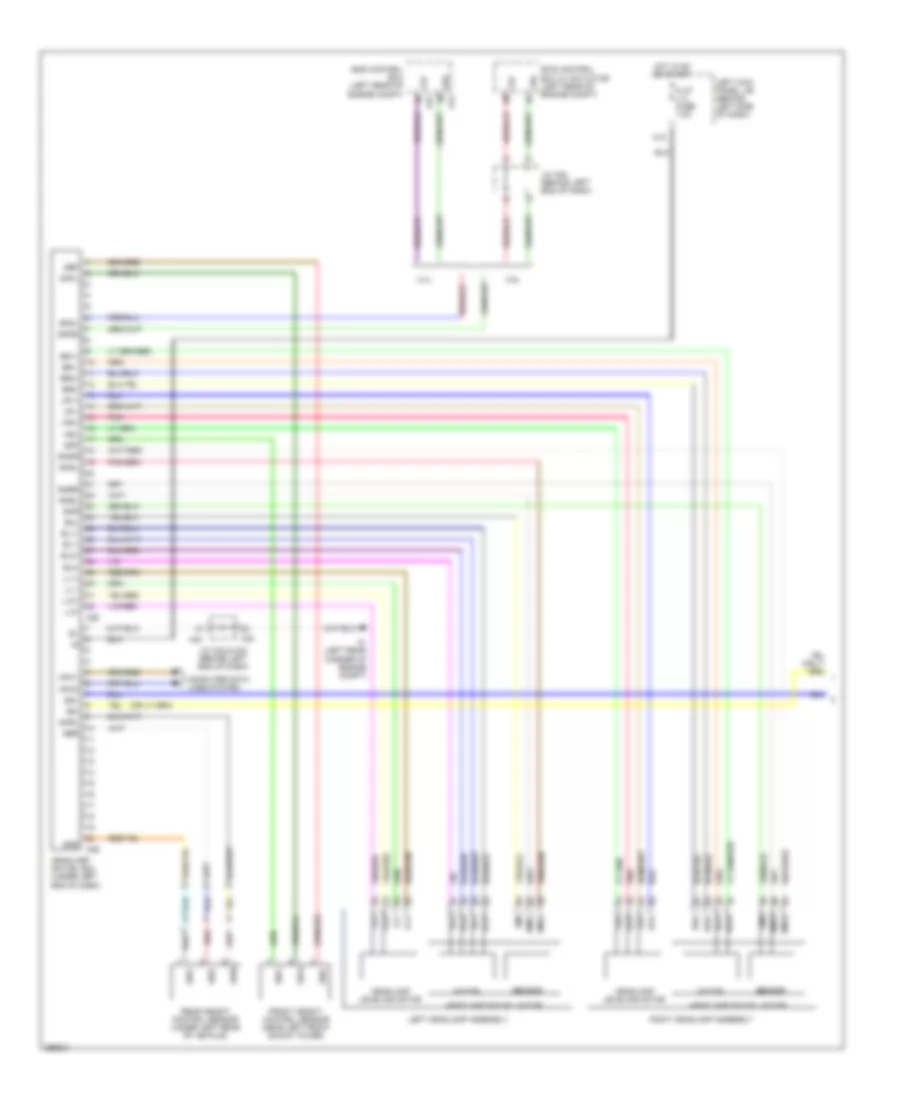 Adaptive Front Lighting Wiring Diagram 1 of 2 for Lexus GS 350 2007