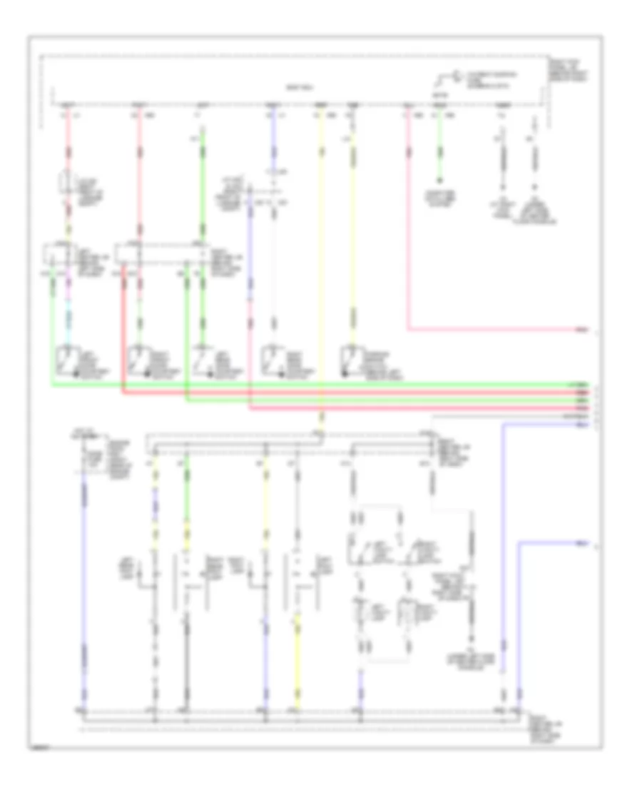 Courtesy Lamps Wiring Diagram 1 of 5 for Lexus GS 350 2007