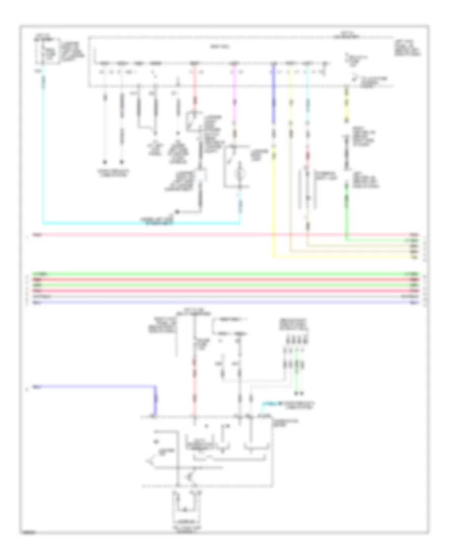 Courtesy Lamps Wiring Diagram (2 of 5) for Lexus GS 350 2007