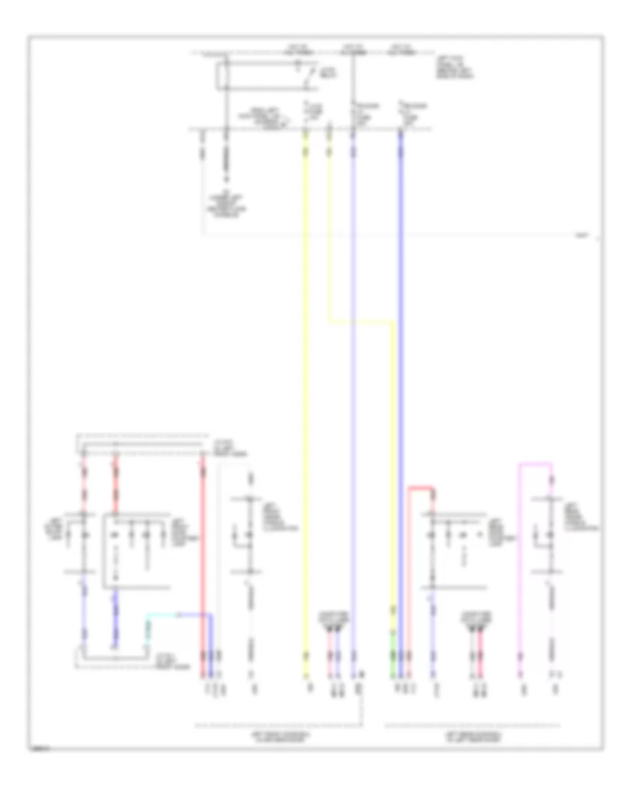 Courtesy Lamps Wiring Diagram 4 of 5 for Lexus GS 350 2007