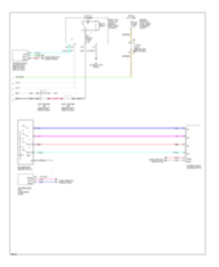Driver s Memory Seat Wiring Diagram 2 of 2 for Lexus GS 350 2007