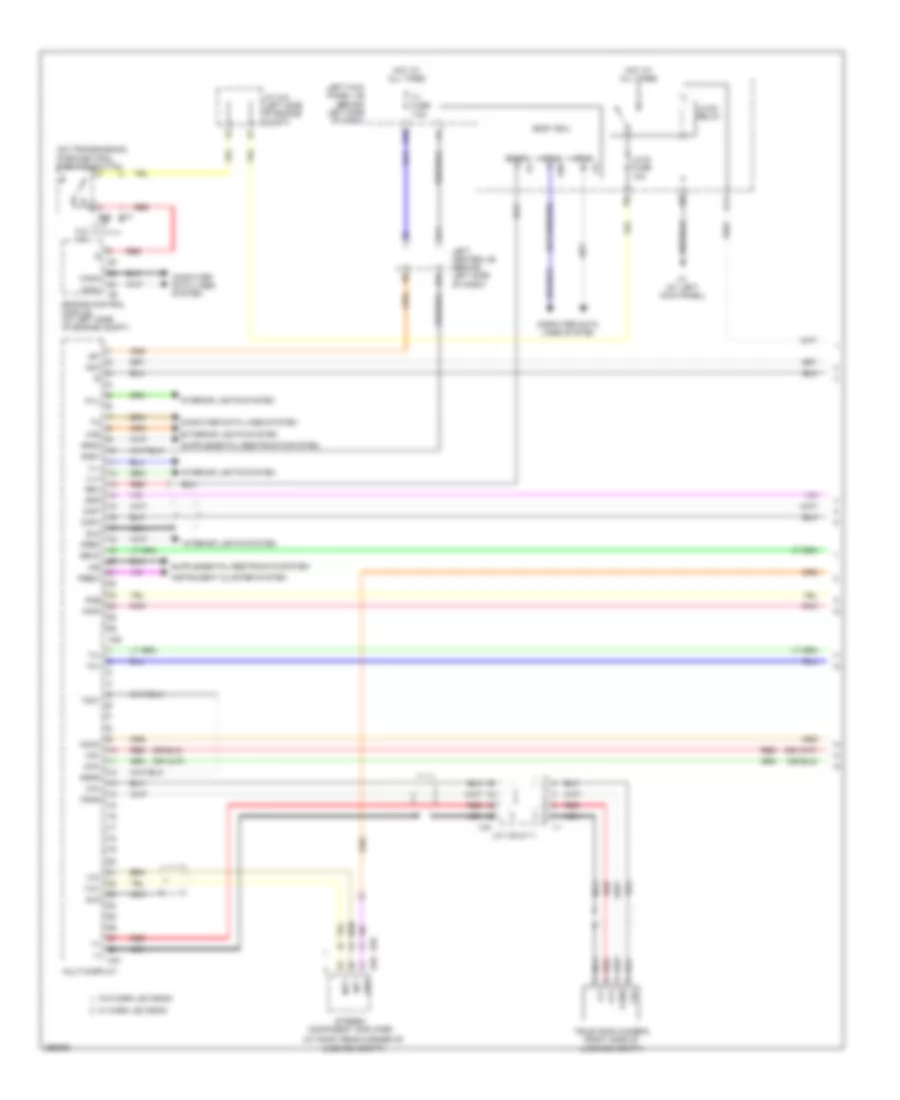 Navigation Wiring Diagram (1 of 3) for Lexus GS 350 2007