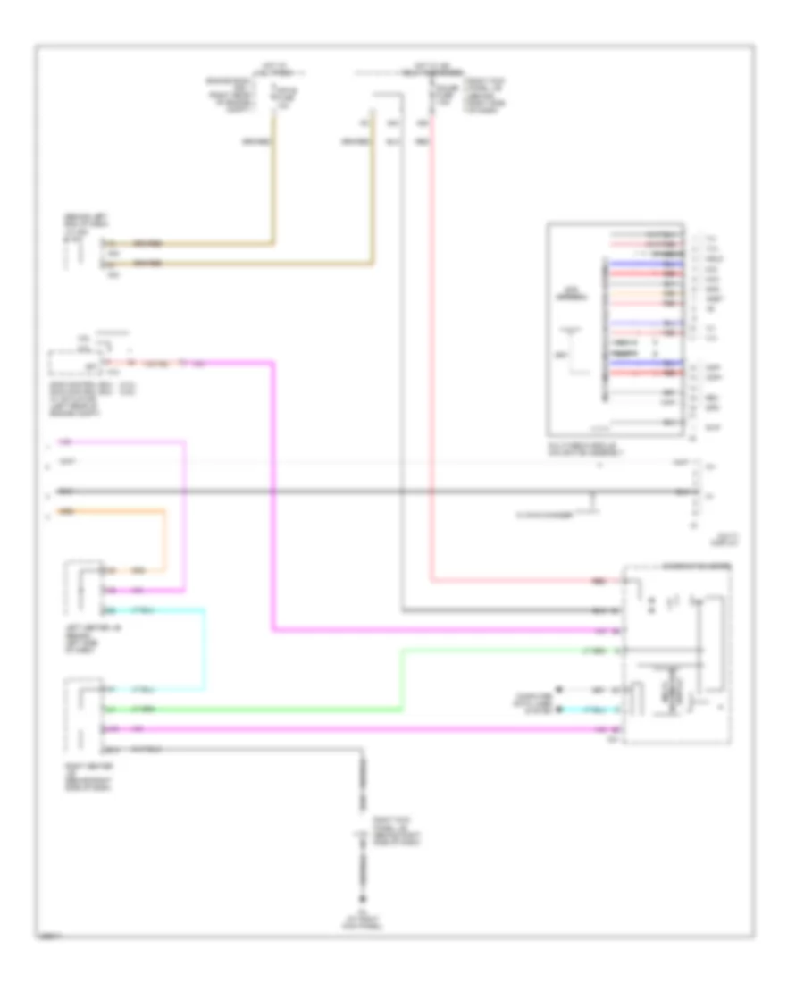 Navigation Wiring Diagram 3 of 3 for Lexus GS 350 2007