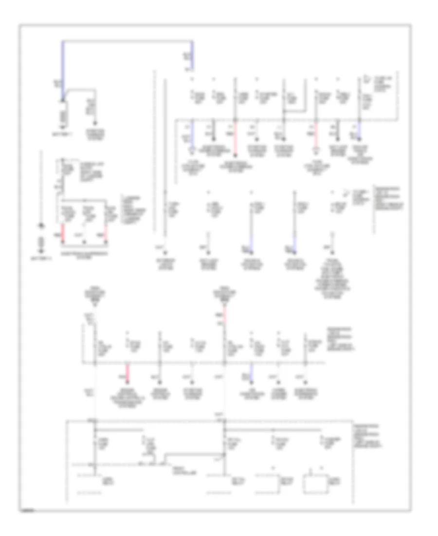 Power Distribution Wiring Diagram 1 of 5 for Lexus GS 350 2007