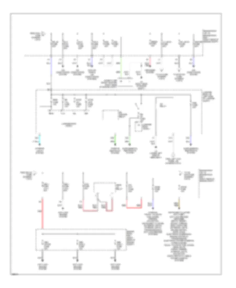 Power Distribution Wiring Diagram (2 of 5) for Lexus GS 350 2007