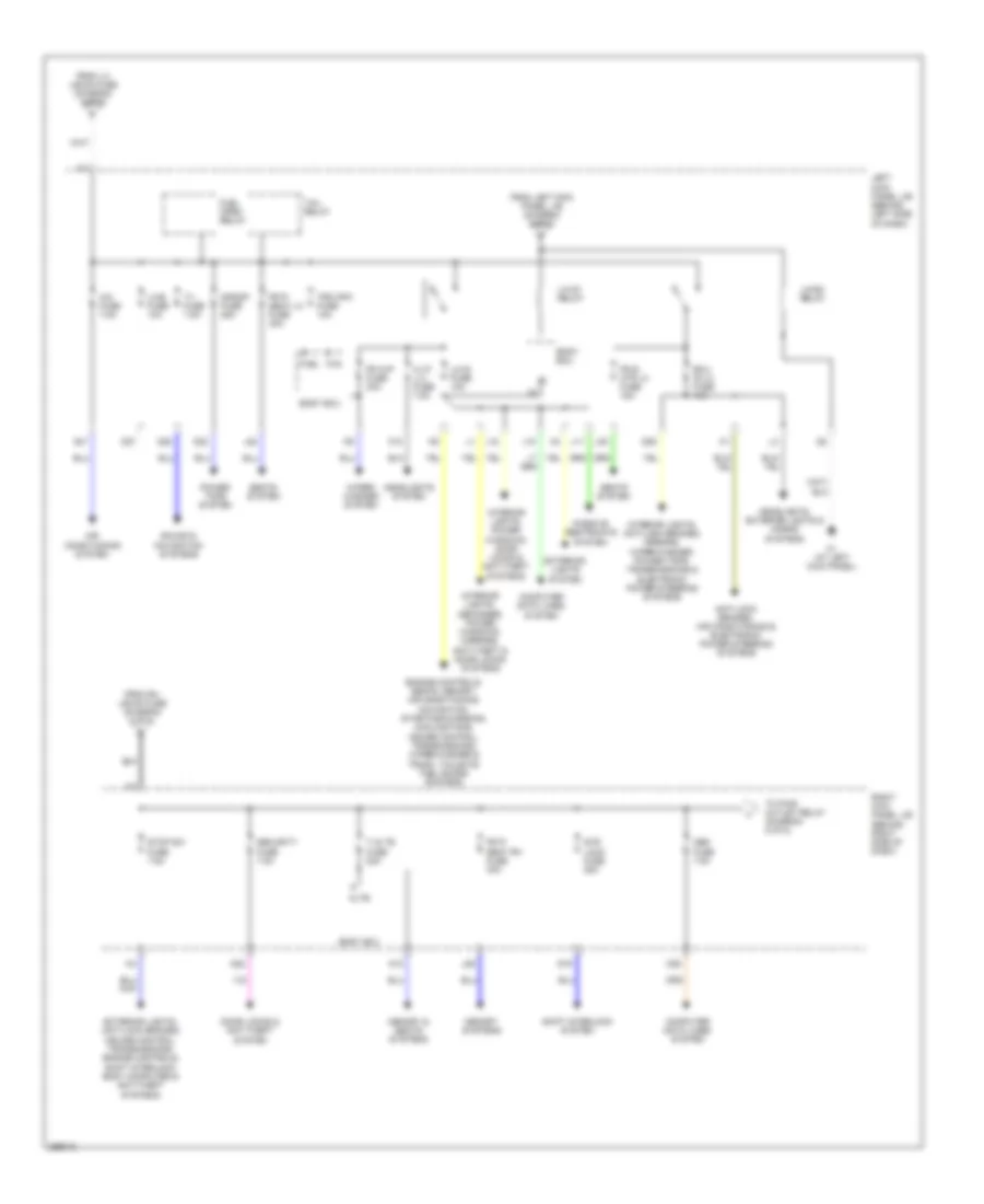 Power Distribution Wiring Diagram (4 of 5) for Lexus GS 350 2007
