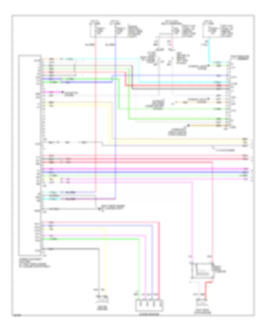 Radio Wiring Diagram, without Mark Levinson (1 of 3) for Lexus GS 350 2007