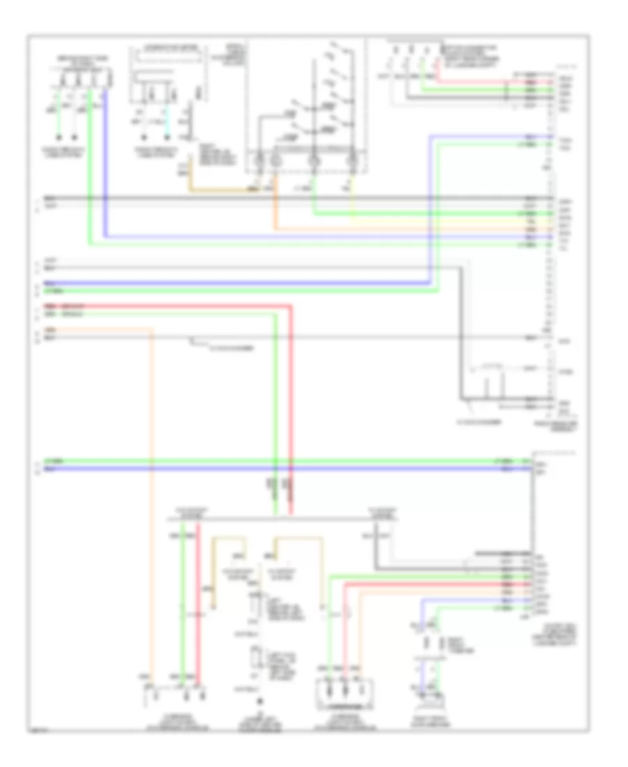 Radio Wiring Diagram without Mark Levinson 3 of 3 for Lexus GS 350 2007