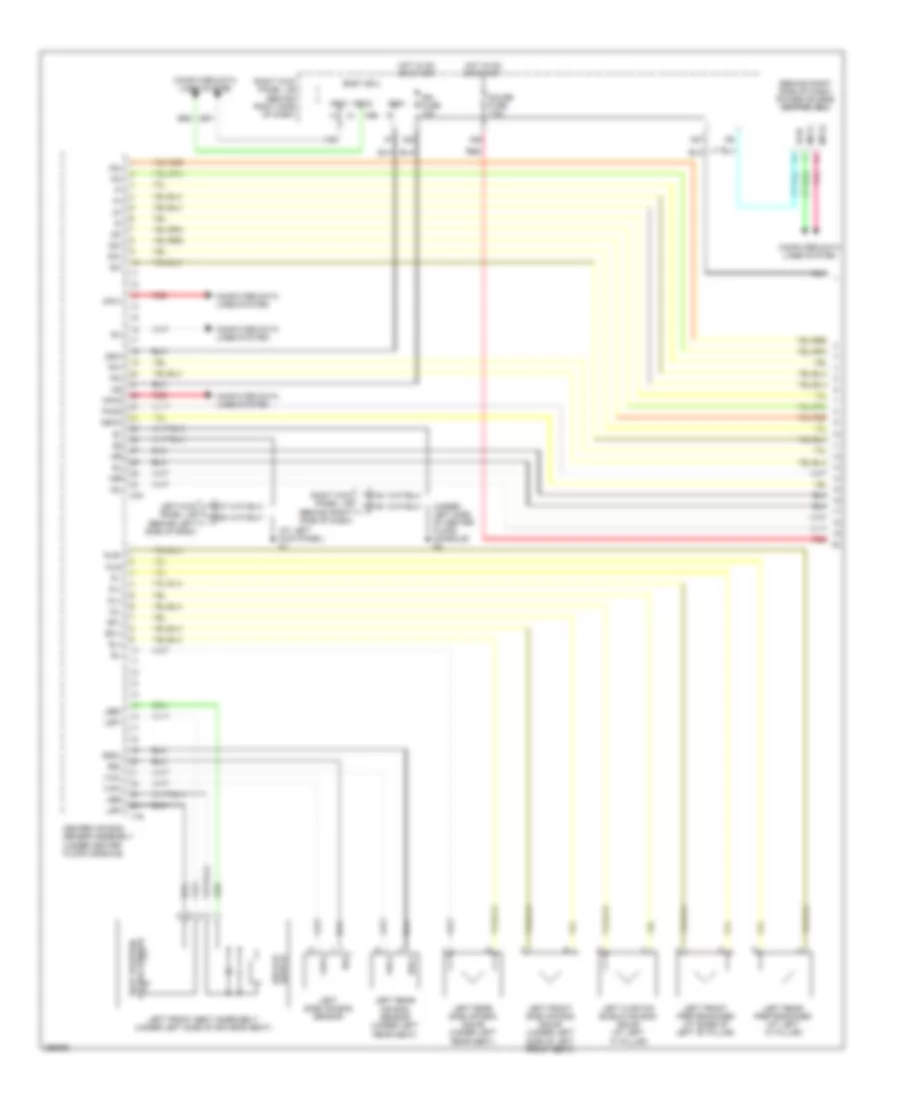 Supplemental Restraint Wiring Diagram (1 of 3) for Lexus GS 350 2007
