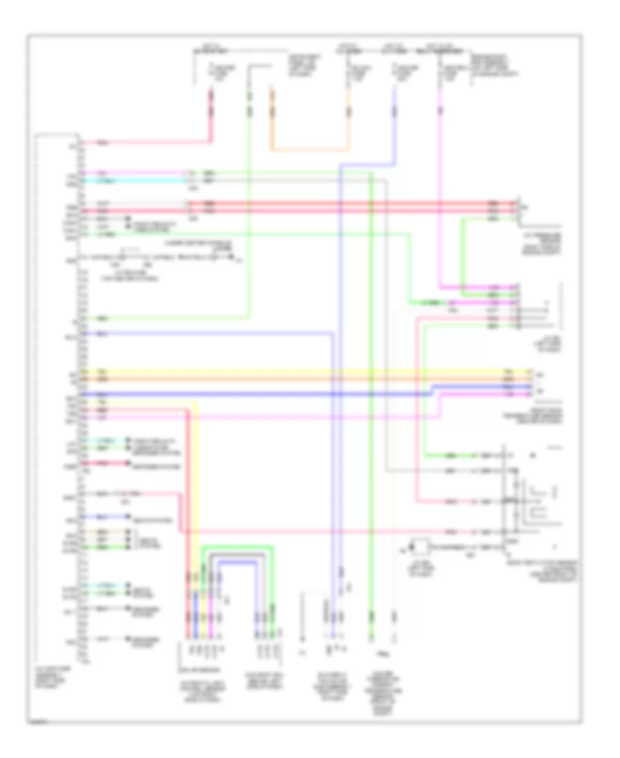 Электросхема кондиционера (1 из 2) для Lexus RX 450h 2011