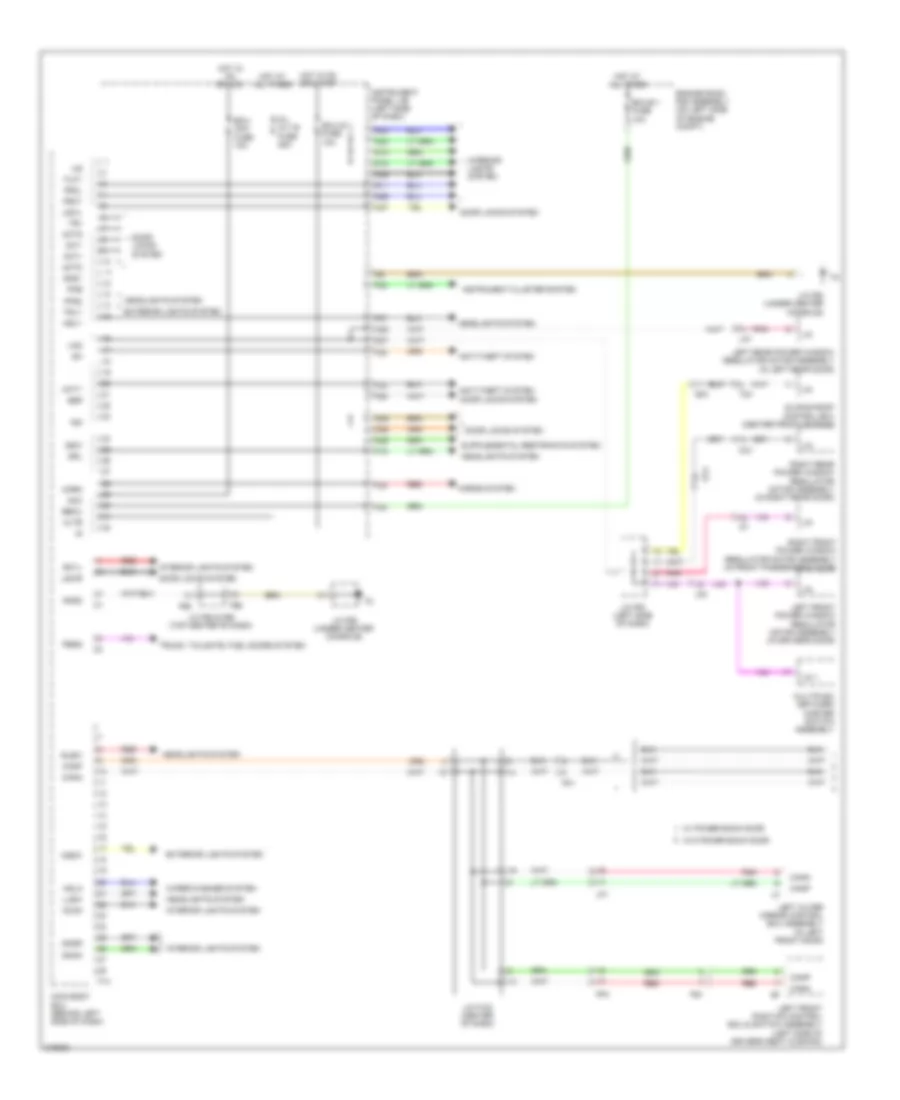 Body Control Modules Wiring Diagram 1 of 2 for Lexus RX 450h 2011