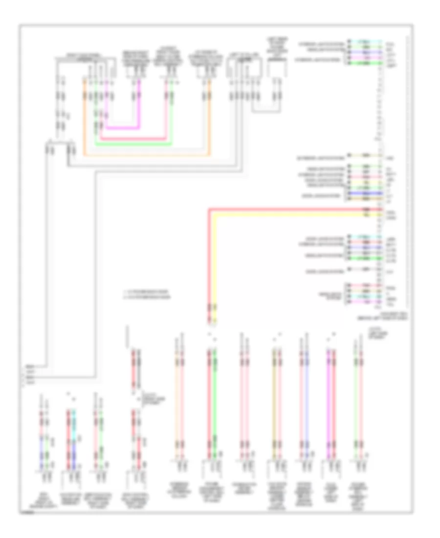Body Control Modules Wiring Diagram (2 of 2) for Lexus RX 450h 2011
