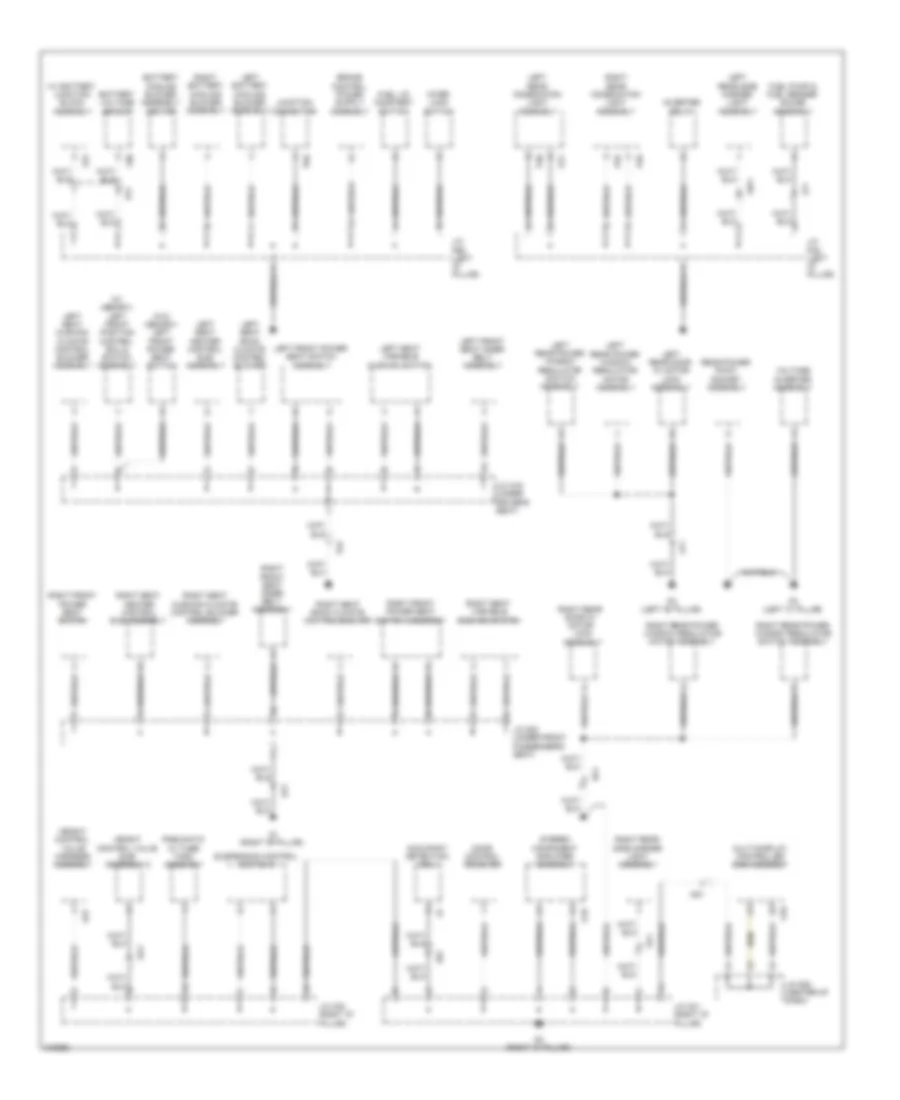 Ground Distribution Wiring Diagram 3 of 5 for Lexus RX 450h 2011