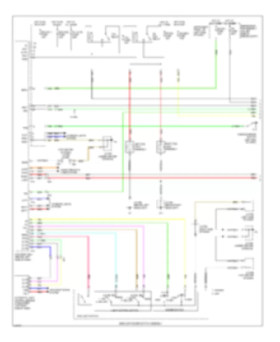 Headlamps Wiring Diagram 1 of 2 for Lexus RX 450h 2011