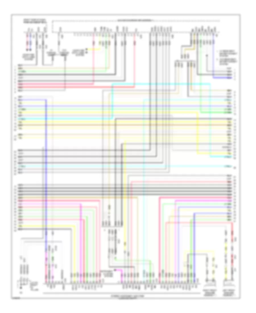 Navigation Wiring Diagram 3 of 5 for Lexus RX 450h 2011