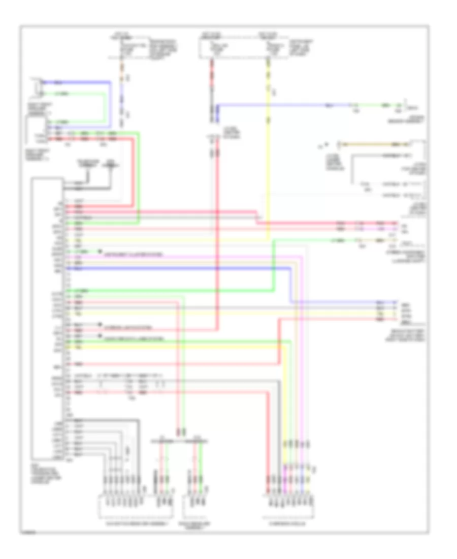 Telematics Wiring Diagram for Lexus RX 450h 2011