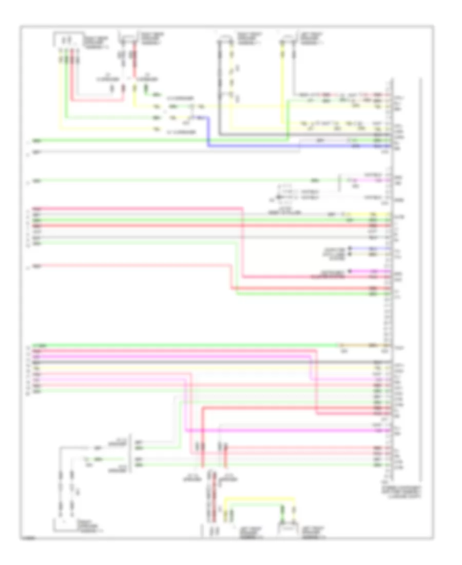 Radio Wiring Diagram, without Navigation (4 of 4) for Lexus RX 450h 2011