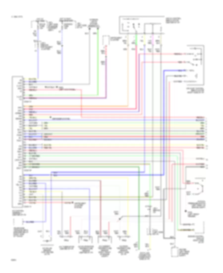 A C Wiring Diagram 1 of 2 for Lexus ES 300 1994