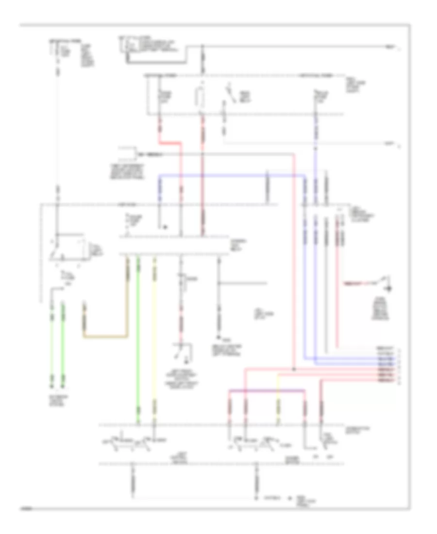 Headlamps Wiring Diagram with DRL 1 of 2 for Lexus ES 300 1994