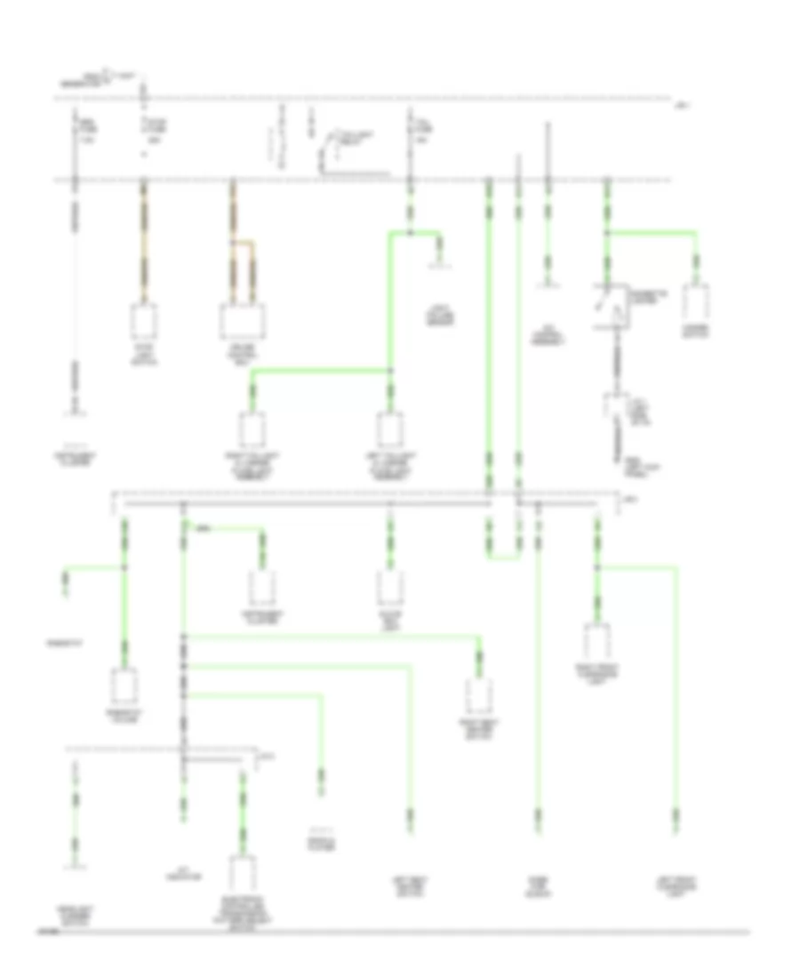 Power Distribution Wiring Diagram (4 of 7) for Lexus ES 300 1994