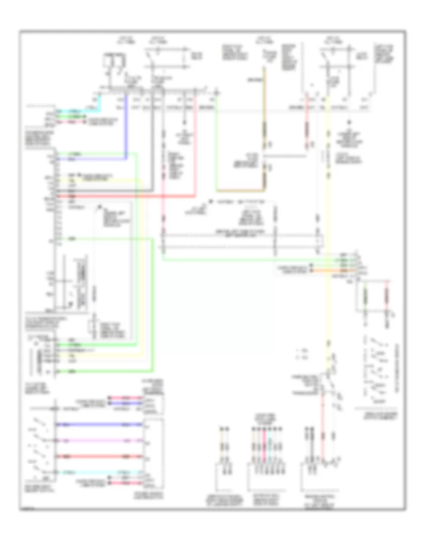 Memory Power Tilt  Power Telescopic Wiring Diagram for Lexus GS 430 2007