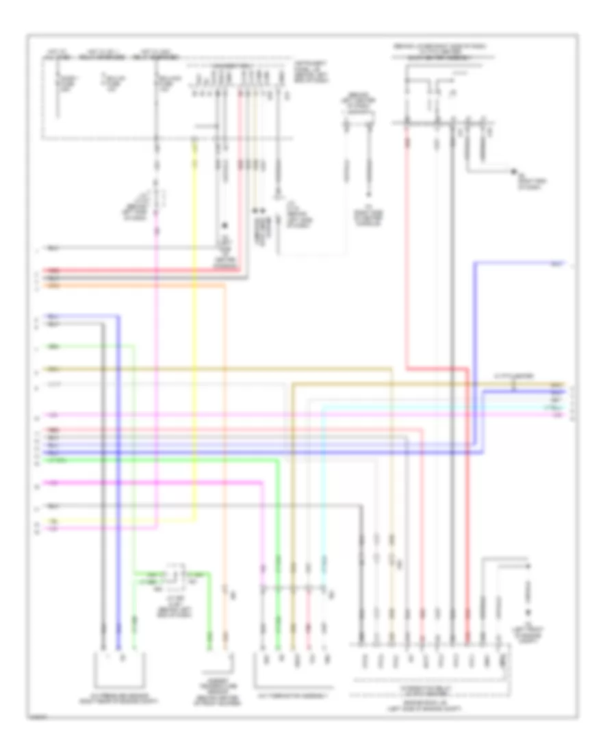 Automatic A C Wiring Diagram 2 of 4 for Lexus CT 200h 2012