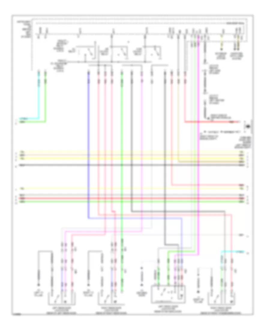 Forced Entry Wiring Diagram (3 of 5) for Lexus CT 200h 2012