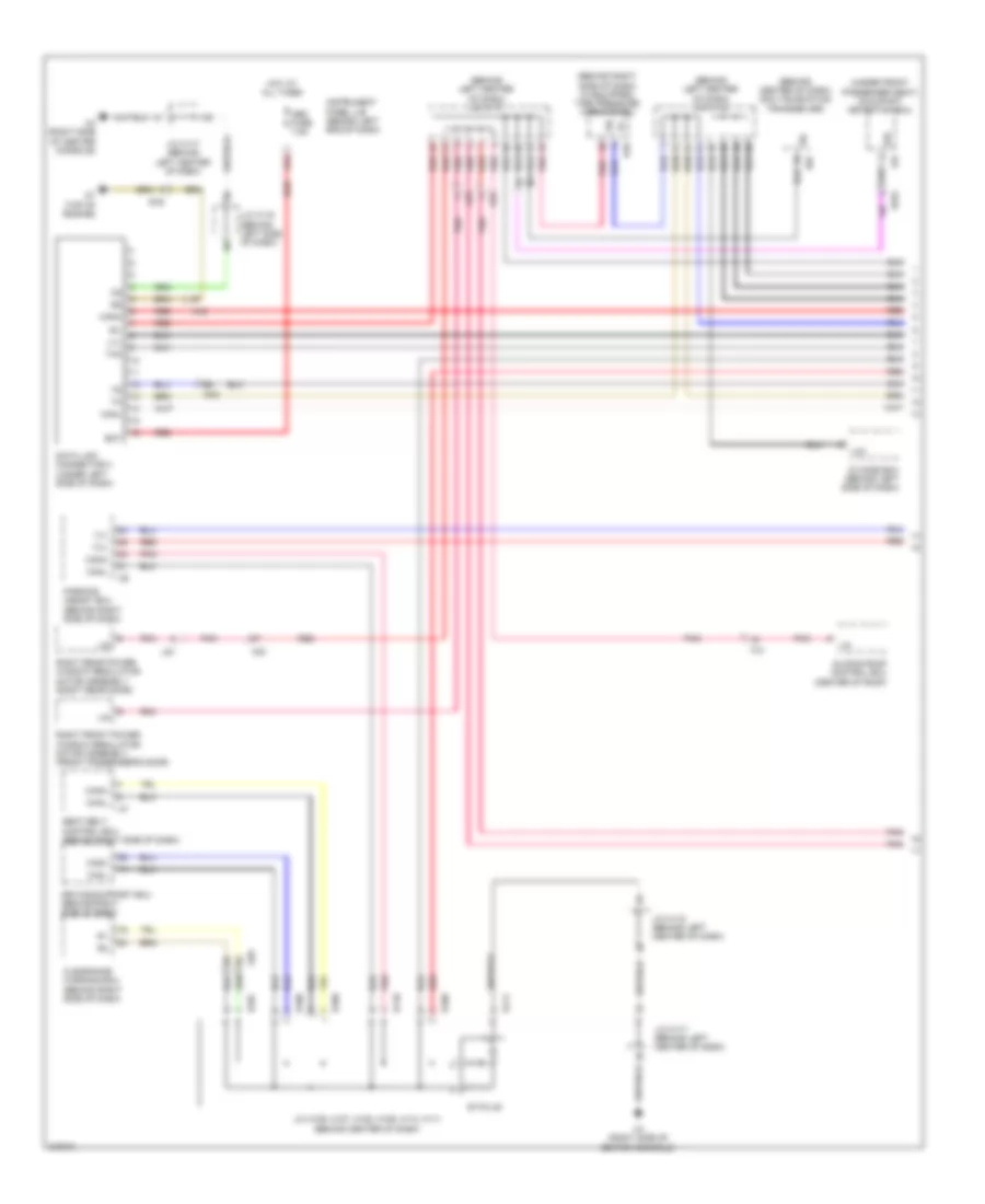 Computer Data Lines Wiring Diagram 1 of 3 for Lexus CT 200h 2012