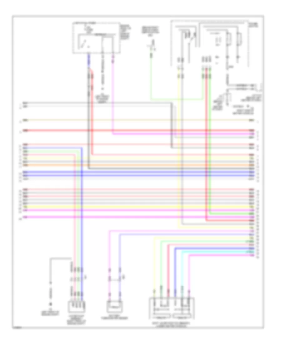 1 8L Hybrid Hybrid System Wiring Diagram 2 of 6 for Lexus CT 200h 2012