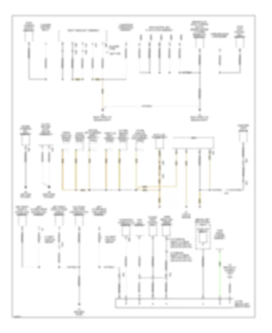 Ground Distribution Wiring Diagram 1 of 5 for Lexus CT 200h 2012