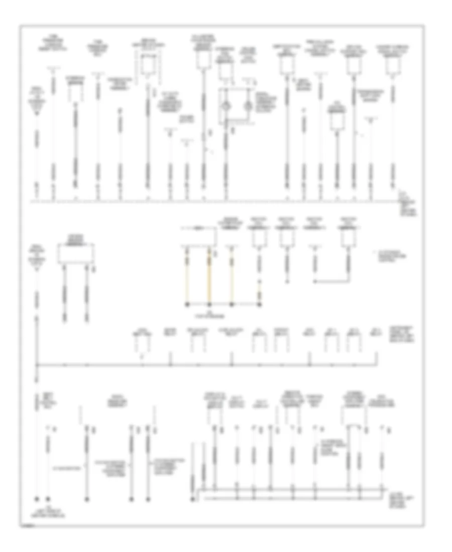 Ground Distribution Wiring Diagram 4 of 5 for Lexus CT 200h 2012