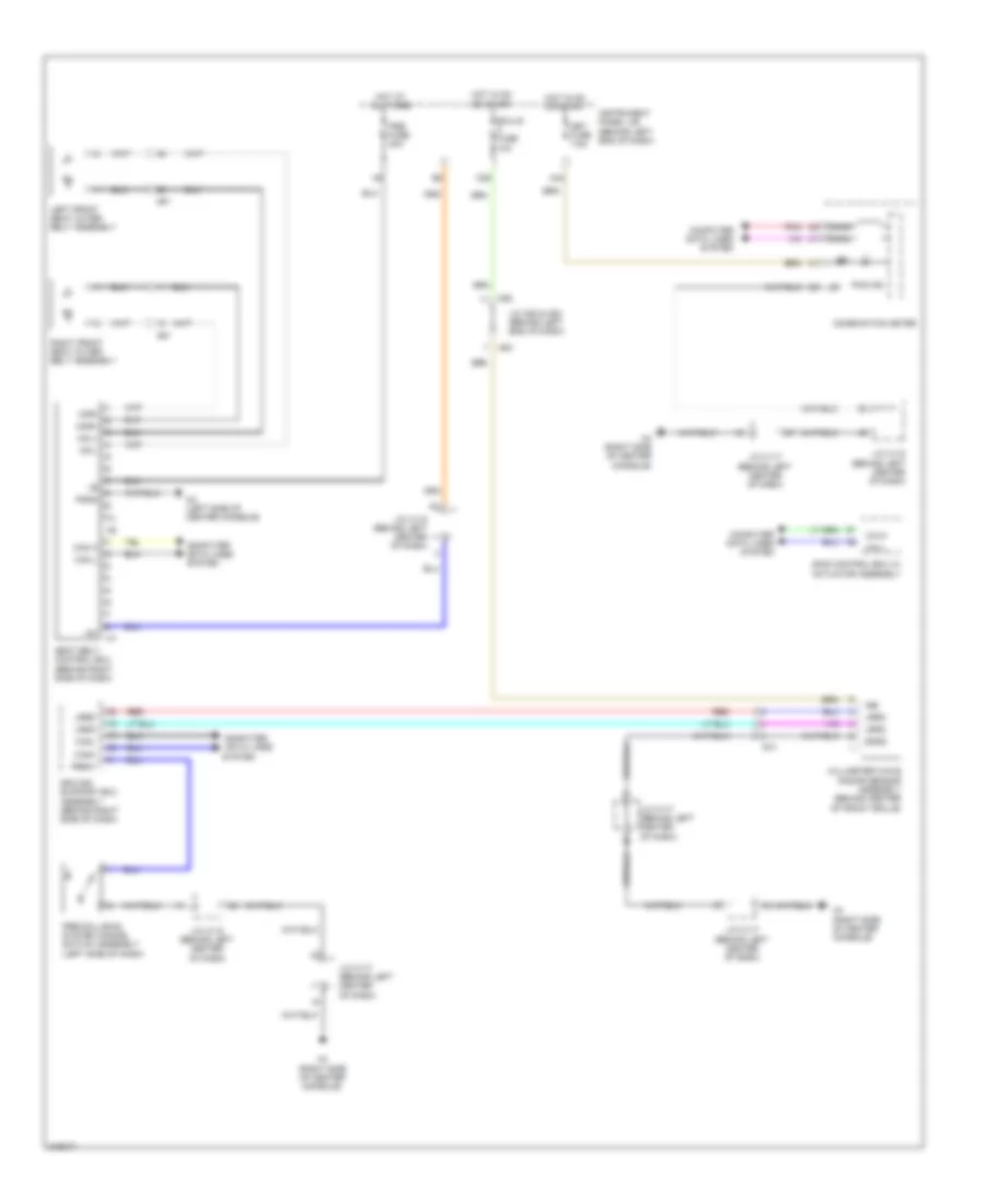 Pre Collision Wiring Diagram for Lexus CT 200h 2012