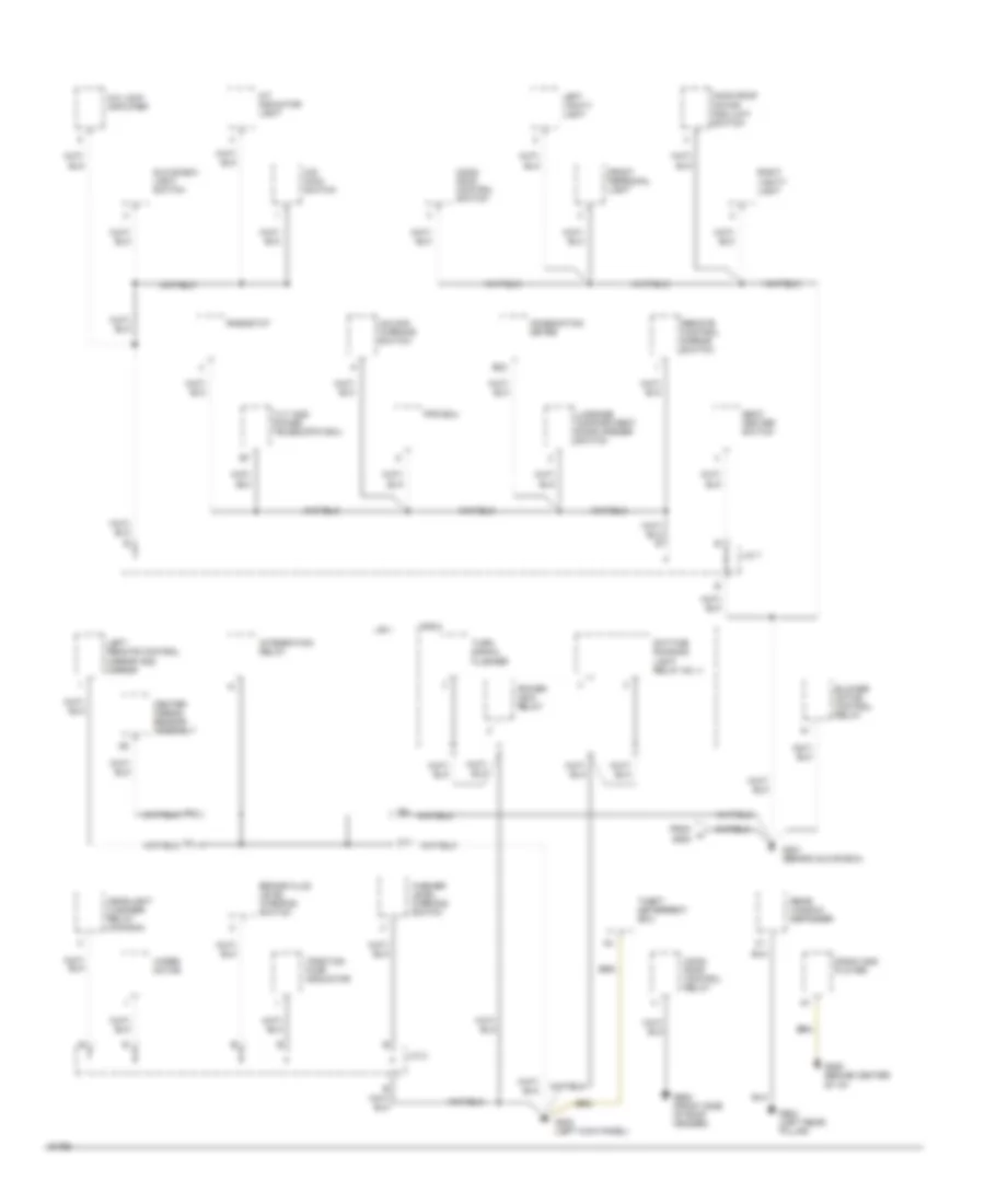 Ground Distribution Wiring Diagram (3 of 5) for Lexus GS 300 1994