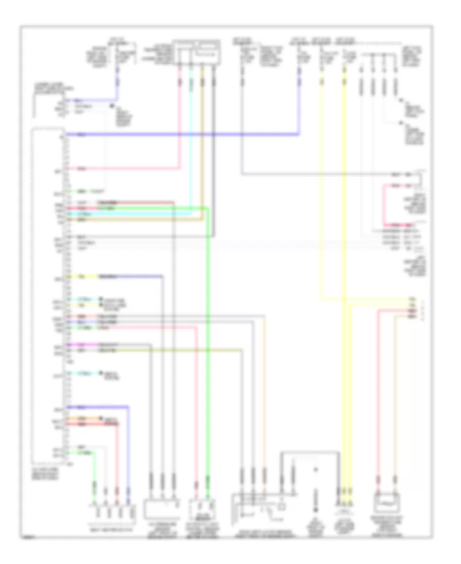 Automatic AC Wiring Diagram (1 of 2) for Lexus GS 450h 2007