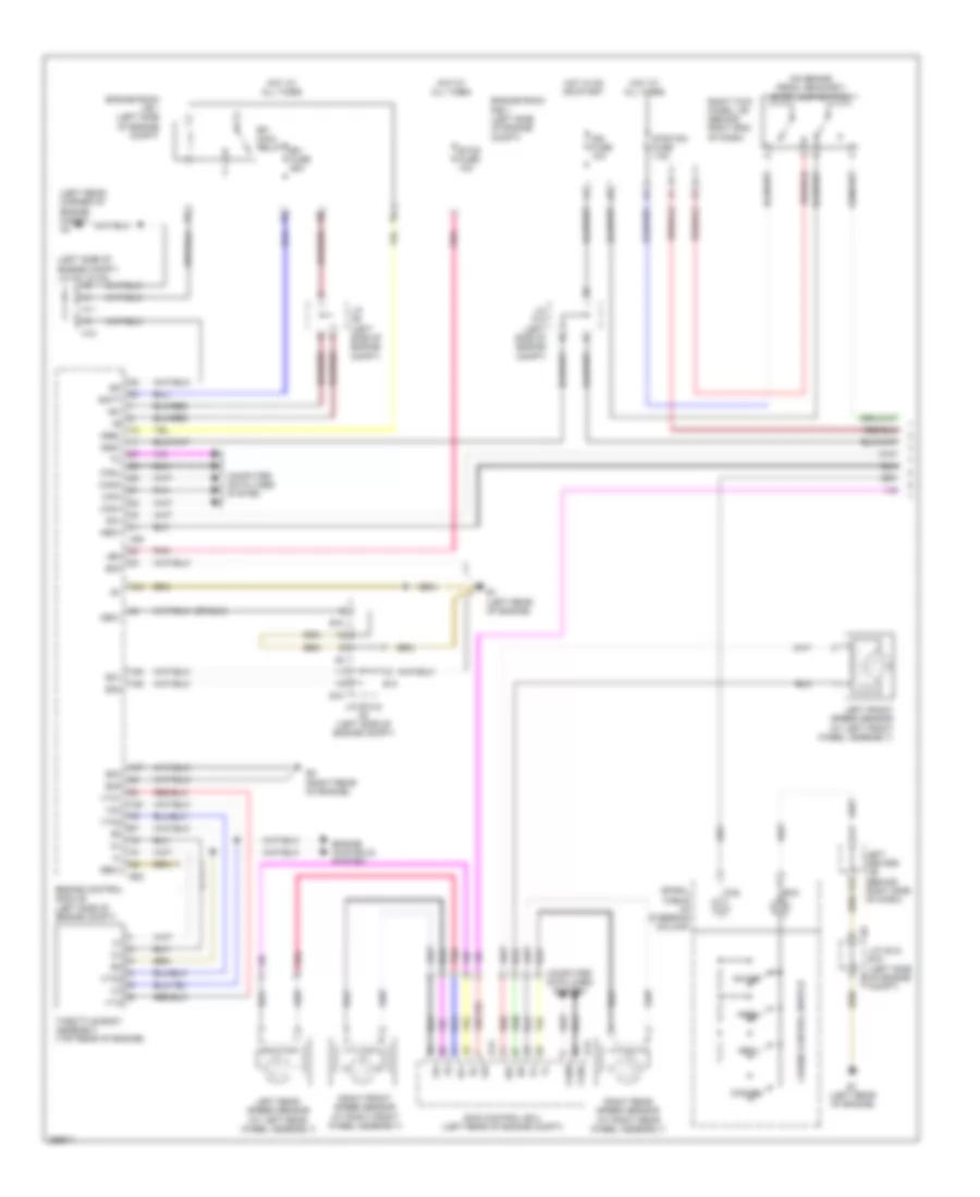 Cruise Control Wiring Diagram without Dynamic Radar Controls 1 of 2 for Lexus GS 450h 2007