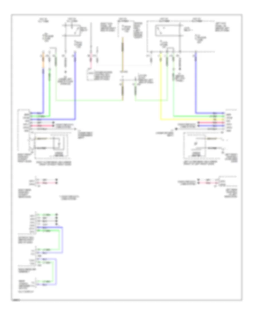 Heated Mirrors Wiring Diagram for Lexus GS 450h 2007
