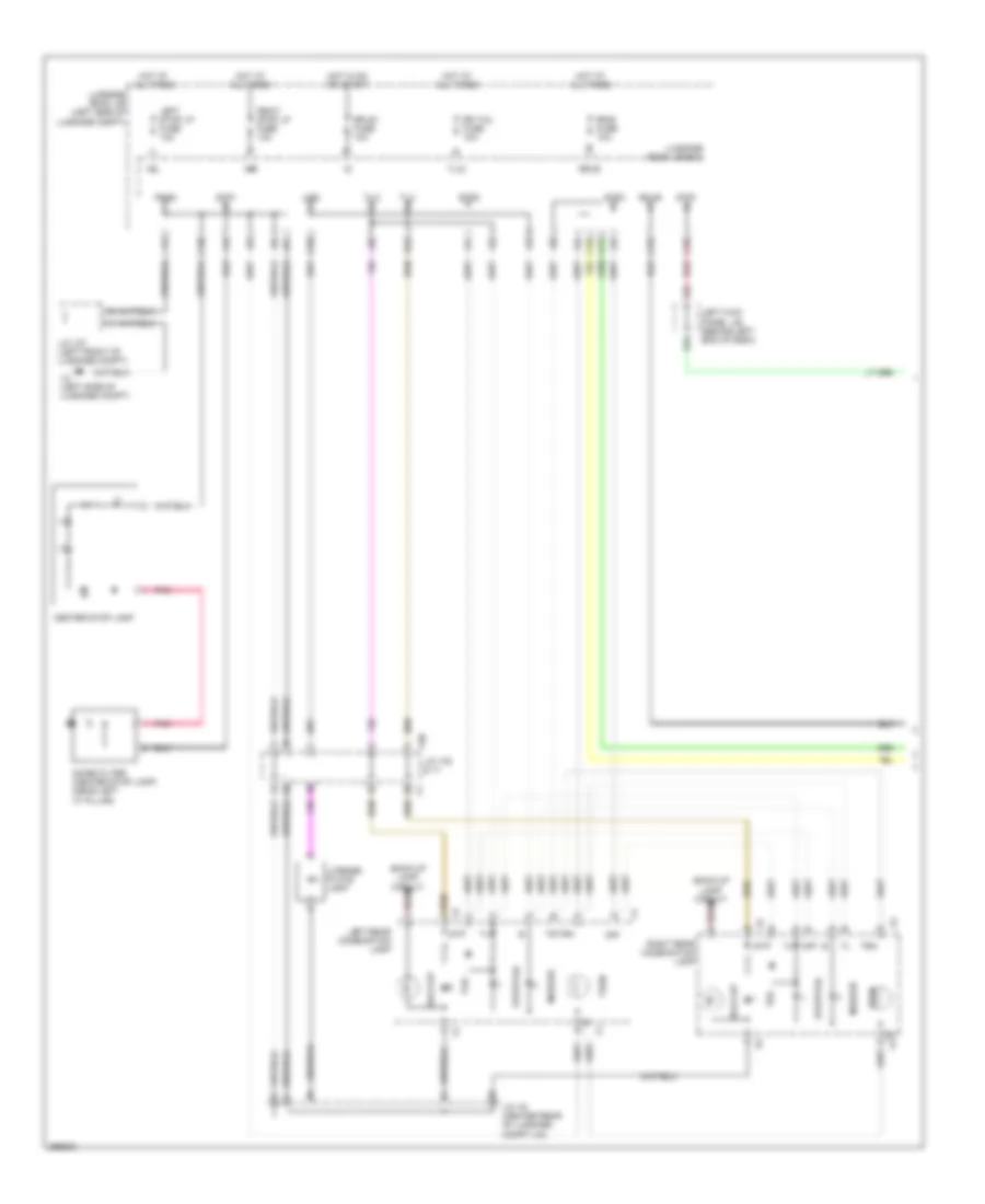 Exterior Lamps Wiring Diagram (1 of 3) for Lexus GS 450h 2007