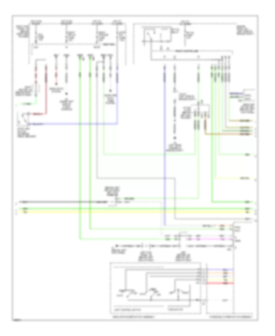 Exterior Lamps Wiring Diagram 2 of 3 for Lexus GS 450h 2007