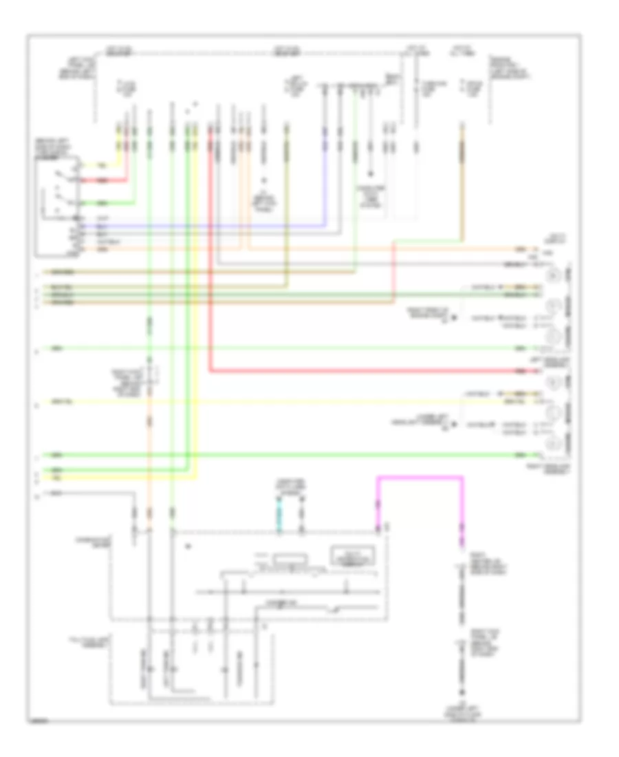 Exterior Lamps Wiring Diagram 3 of 3 for Lexus GS 450h 2007