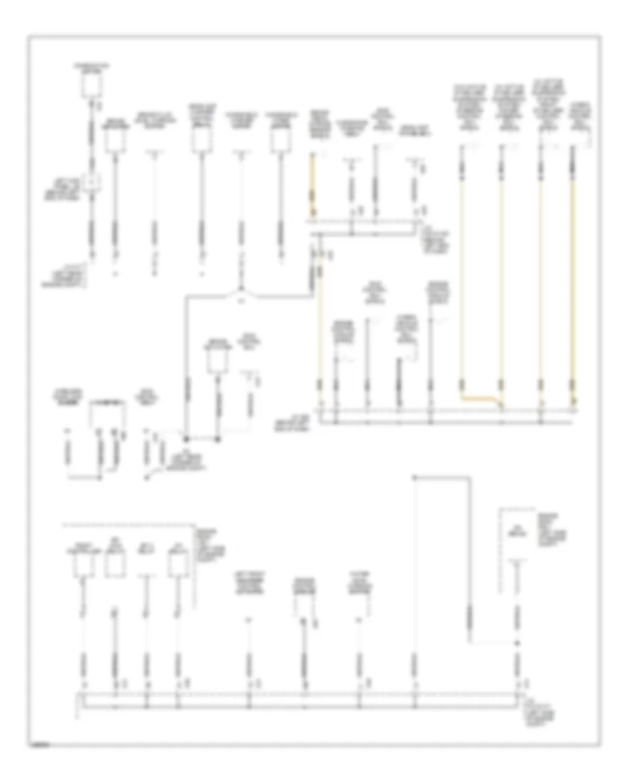 Ground Distribution Wiring Diagram 1 of 7 for Lexus GS 450h 2007