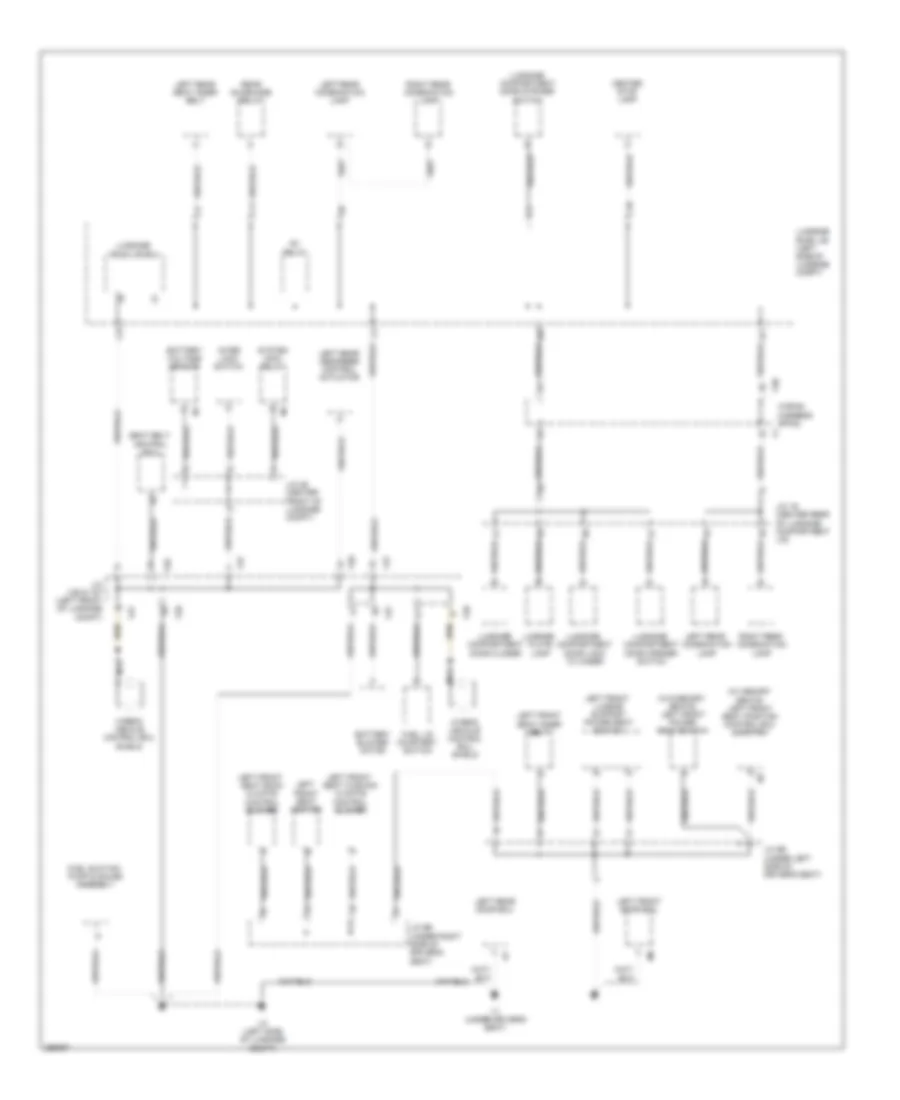 Ground Distribution Wiring Diagram 5 of 7 for Lexus GS 450h 2007