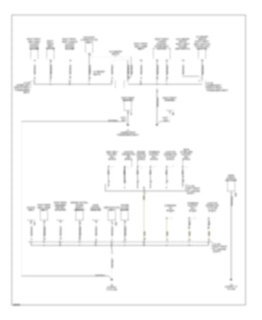 Ground Distribution Wiring Diagram 6 of 7 for Lexus GS 450h 2007