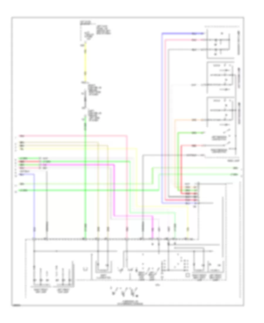 Courtesy Lamps Wiring Diagram 3 of 4 for Lexus GS 450h 2007