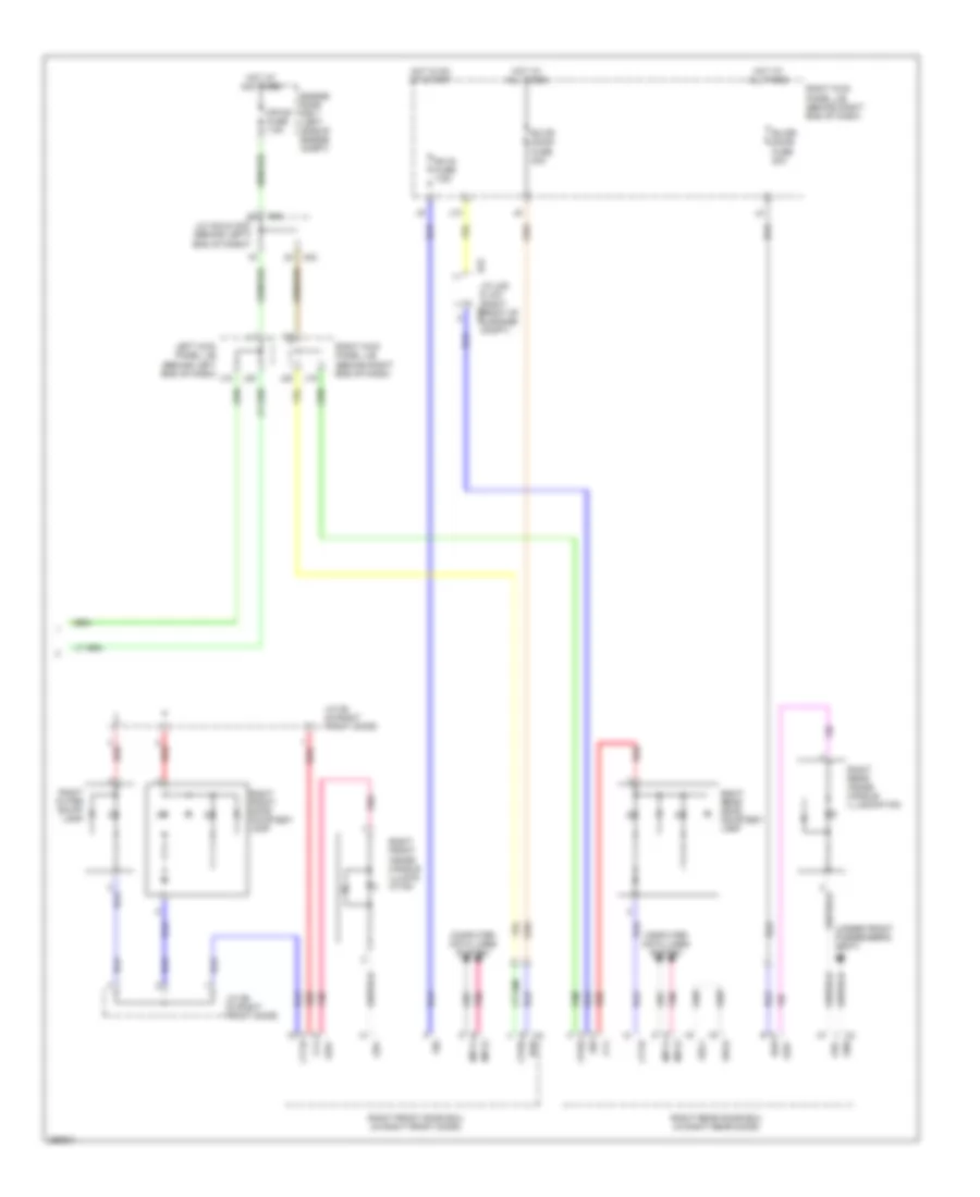 Courtesy Lamps Wiring Diagram 4 of 4 for Lexus GS 450h 2007