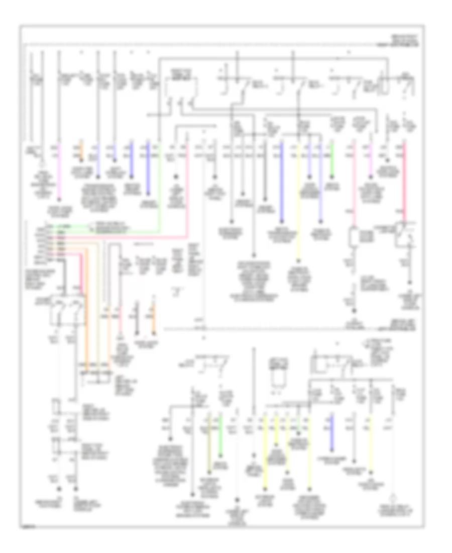 Power Distribution Wiring Diagram 3 of 3 for Lexus GS 450h 2007