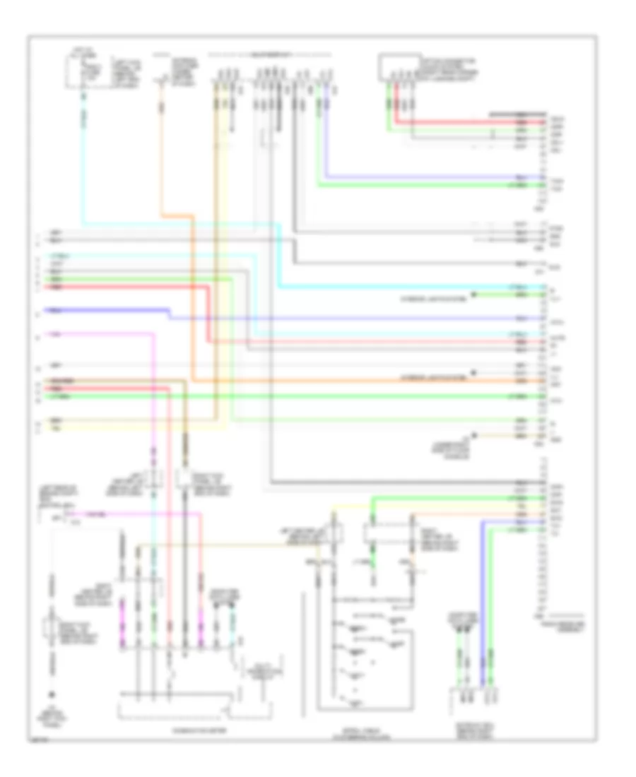 Radio Wiring Diagram Early Production with Mark Levinson 2 of 2 for Lexus GS 450h 2007