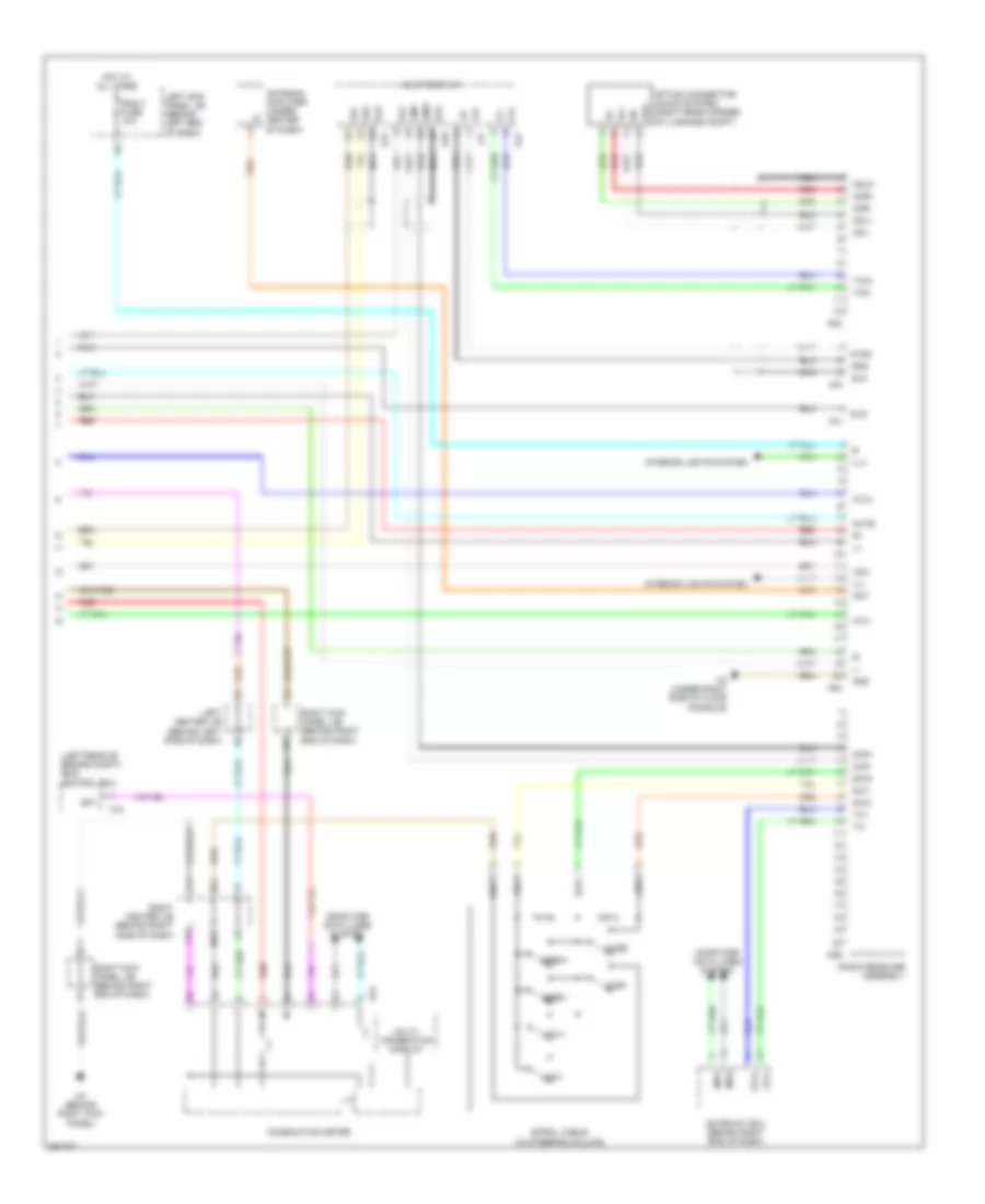 Radio Wiring Diagram Late Production with Mark Levinson 2 of 2 for Lexus GS 450h 2007